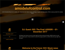 Tablet Screenshot of amodelofcontrol.com
